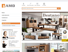 Tablet Screenshot of amd-moebel.de